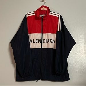 Balenciaga Logo Colorblock Windbreaker